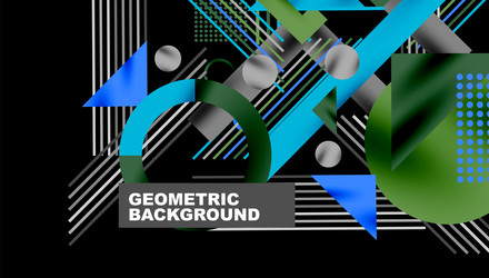 geometric background showcasing sharp lines vector image
