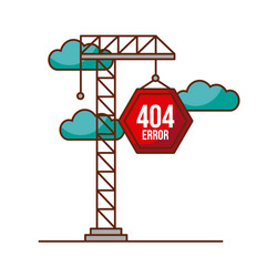 404 error background vector image