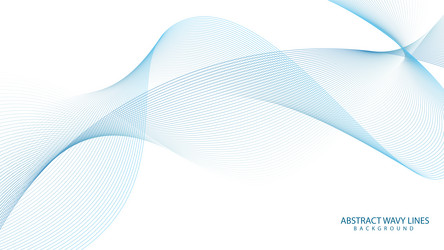 abstract motion wave gradient line background vector image