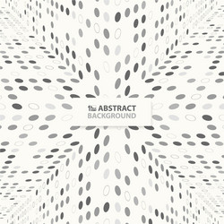 modern abstract techno gray dots pattern design vector image