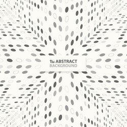 Modern abstract techno gray dots pattern design vector