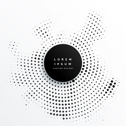 Colorful radial halftone background design Vector Image
