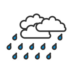 rainfall icon vector