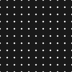wireframe grid dots seamless pattern hud design vector image