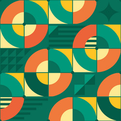 Retro Geometric Pattern vector image
