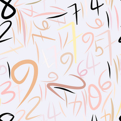 seamless abstract of numbers conceptual effect vector image