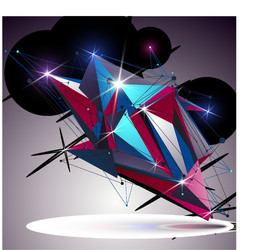 Dimensional Cybernetic Mesh vector image