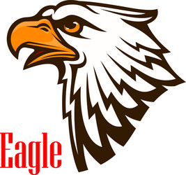 Eagle Head Mascot Emblem Vector Image