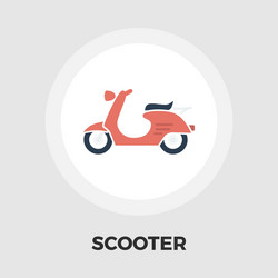 Scooter flat icon vector