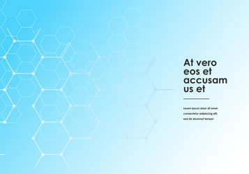 dots and lines with connections design background vector image