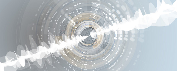 neural network concept connected cells with links vector image