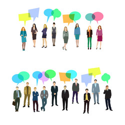 concept of business social networking vector image