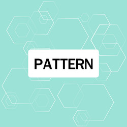 modern overlap hexagon pattern blue background vec vector image