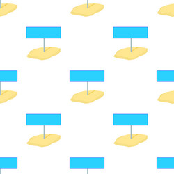 road pointer pattern seamless vector image