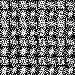 burlap effect grid seamless pattern vector image