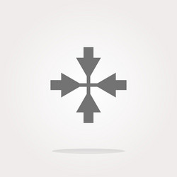 mouse cursor sign icon pointer symbol modern ui vector image