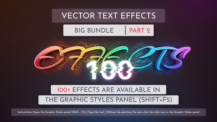 Text effect in 3d force words theme Royalty Free Vector