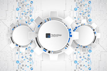 abstract technological background structure vector image