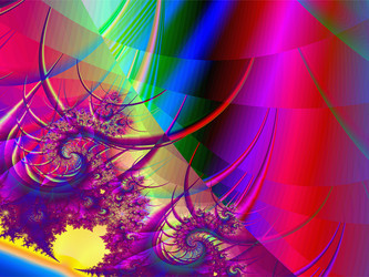 abstract bright multicolor linear pattern color vector image