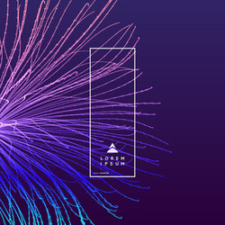 point explode array with dynamic emitted vector image
