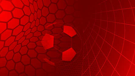 Red Soccer Background - Dynamic Pattern vector image