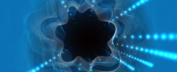 neural network concept connected cells with links vector image
