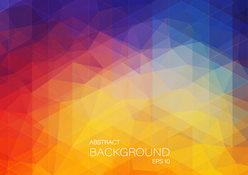 bright color background with triangle shapes vector image