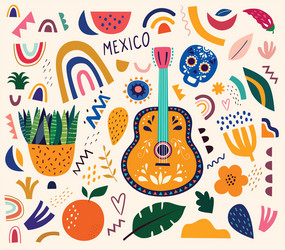 Fiesta Pattern - Cinco de Mayo Vector Image