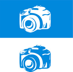 dslr camera icon vector