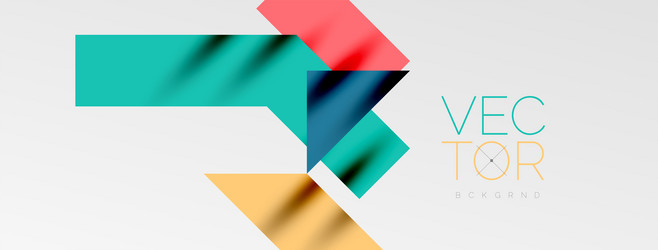 dynamic lines and triangles vector image