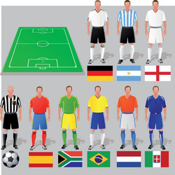 Vector Table of the Group Stage of the World Football Championship 2022.  Each Group is in a Different Color Stock Vector - Illustration of flag,  collection: 258235307