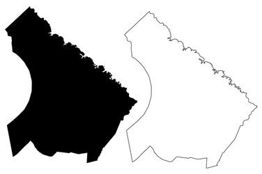 Greenwood County South Carolina Map Vector Image