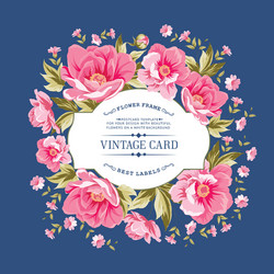 Luxurious color peony pattern Royalty Free Vector Image