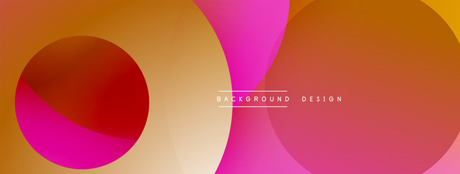 abstract colorful design overlapping circles vector image