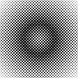 Abstract halftone dot pattern background vector