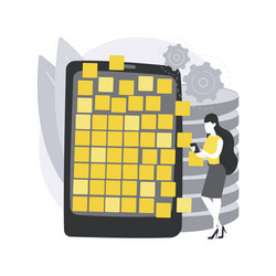 big data applications abstract concept vector image
