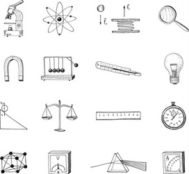 lightbulb and prism crystal lattice scale vector image