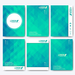 modern templates for brochure flyer cover vector