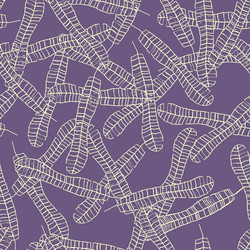 seamless pattern with yellow paths banana vector image
