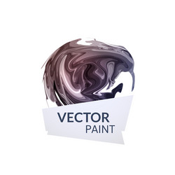 Abstract digital watercolor ink virtual technology vector