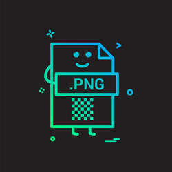 computer png file format type icon design vector image