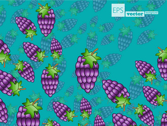 Fruits pattern seamless background Royalty Free Vector Image
