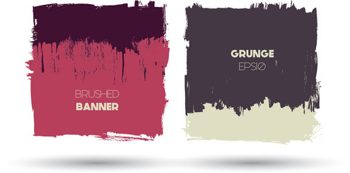 abstract modern grunge banners vector