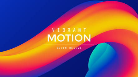 abstract colorful 3d background gradient shape vector image