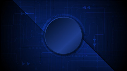 hi-tech digital data connection system vector image