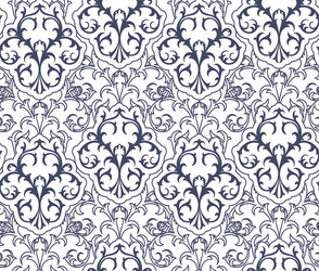 damask pattern vector image