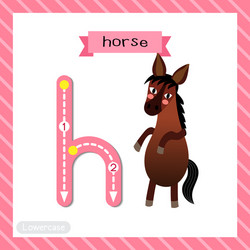 Flashcard Letter H is for Horse Vector Images (34)