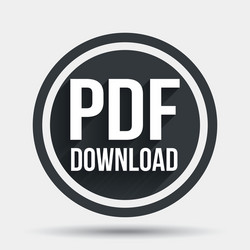 Pdf download icon upload file button vector