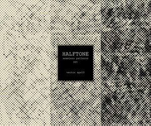 Retro Halftone Patterns vector image