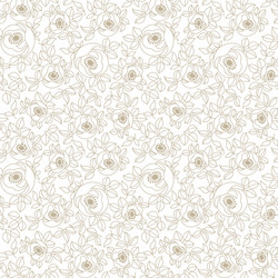White background with rose pattern Royalty Free Vector Image